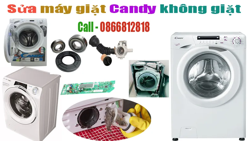 sửa máy giặt Candy không giặt tại hà nội