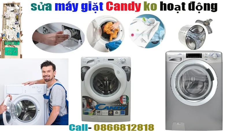sửa máy giặt candy không hoat động tại hà nội