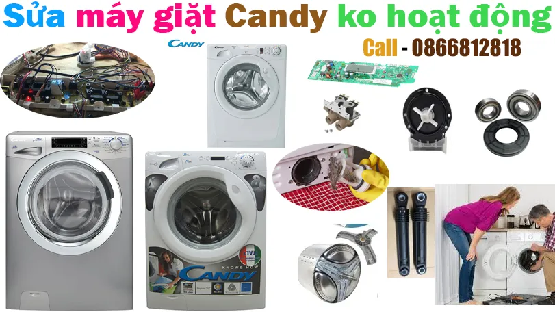 sửa máy giặt Candy không hoạt động tại hà nội