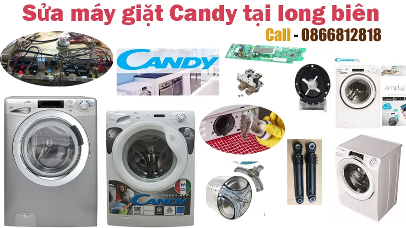sửa máy giặt candy tại long biên hà nội