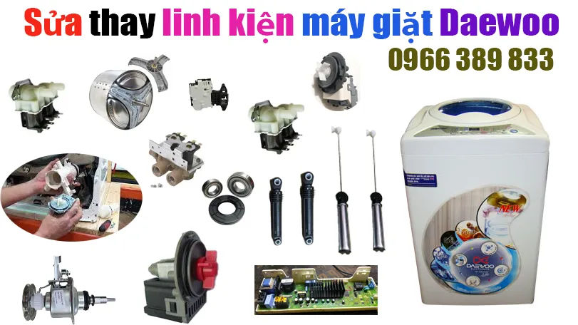 trạm bảo hành máy giặt daewoo tại hà nội
