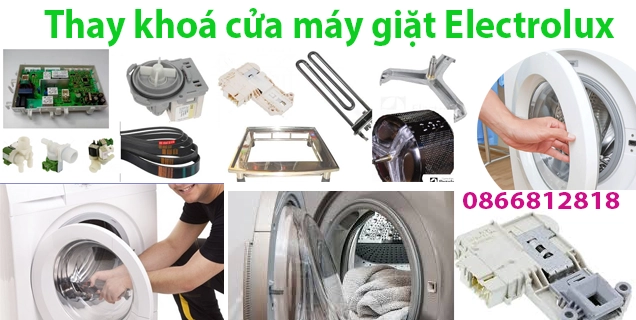 sửa-máy-giặt-electrolux-hỏng-khóa-cửa, công tắc cửa