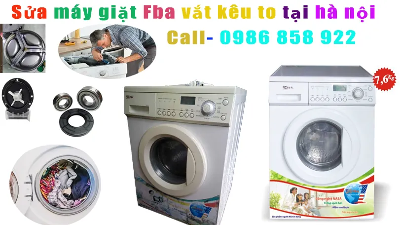 sửa máy giặt fba vắt kêu to tại hà nội