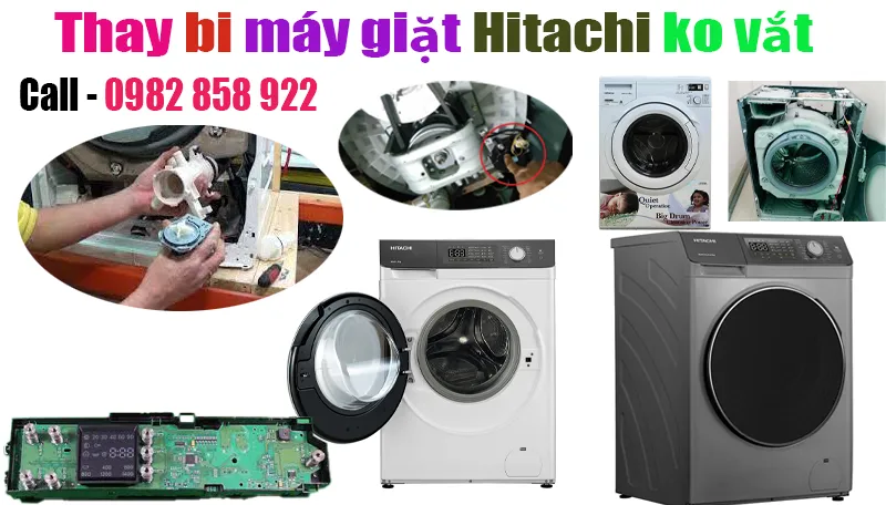 sửa máy giặt Hitachi không vắt tại hà nội