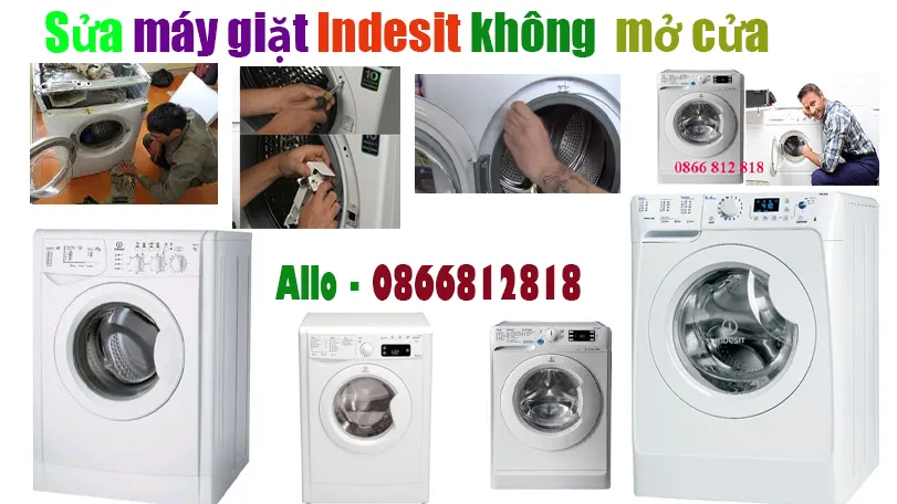 sửa máy giặt indesit không mở cửa tại hà nội
