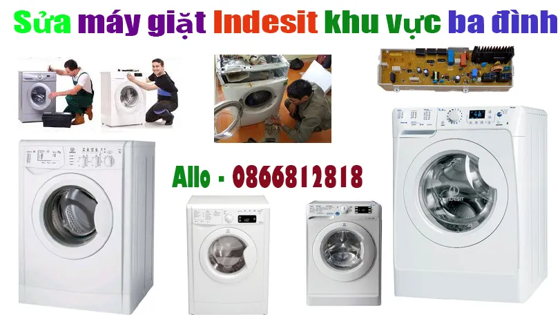 sửa máy giặt indesit tại quận ba đình