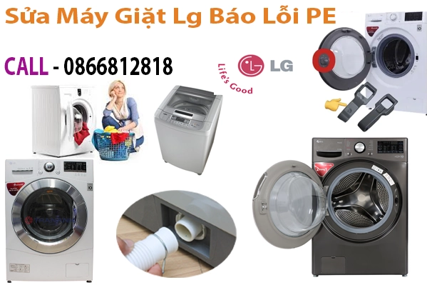 Sửa Máy Giặt Lg Báo Lỗi PE tại hà nội