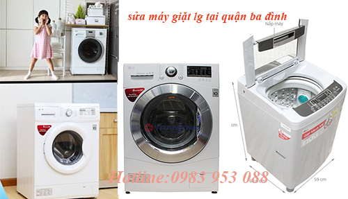 sửa máy giặt Lg tại quận ba đình