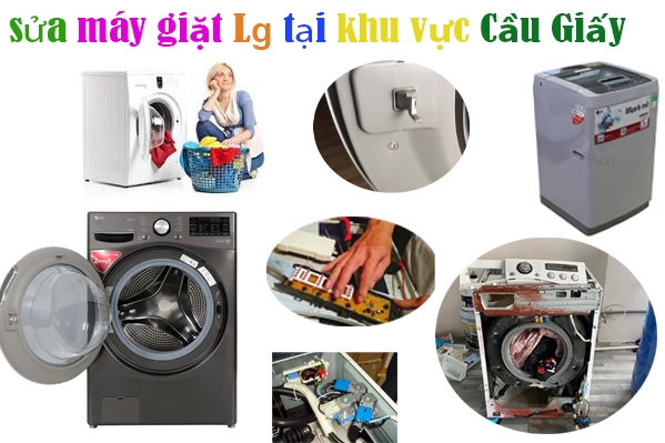 sửa máy giặt Lg tại khu vực quận cầu giấy