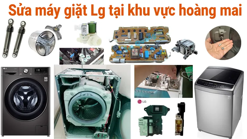 Sửa máy giặt Lg tại khu vực hoàng mai hà nội