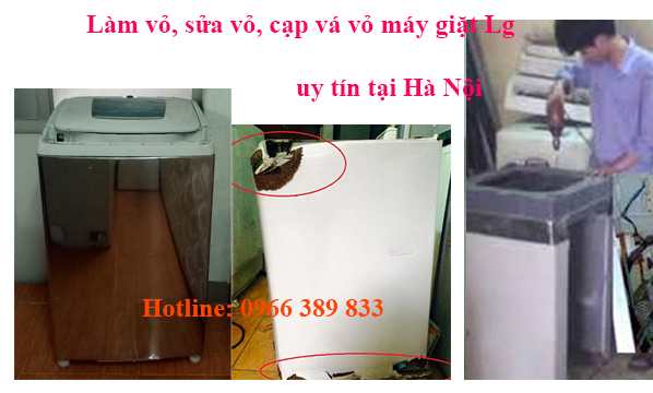 sửa vỏ làm vỏ máy giặt lg bị sập vỏ, sụt chân sửa vỏ làm vỏ máy giặt lg bị sập vỏ, sụt chân