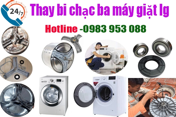 thay chạc ba máy giặt lg chính hãng