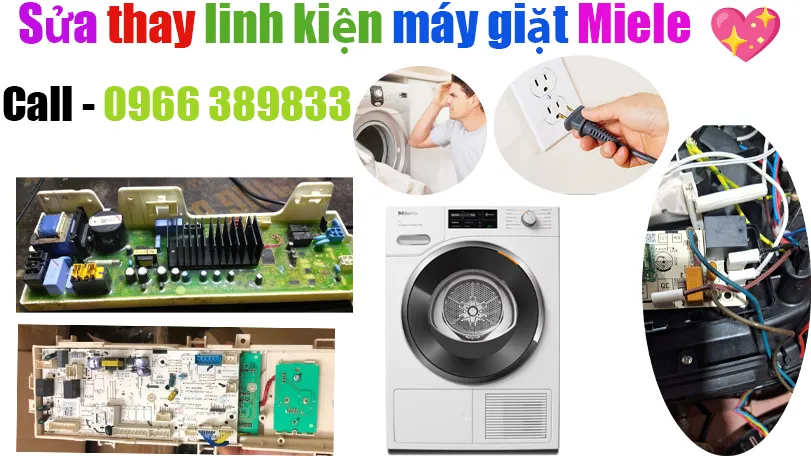 Sửa Máy Giặt Miele Không Vào Điện, Mất Nguồn tại hà nội