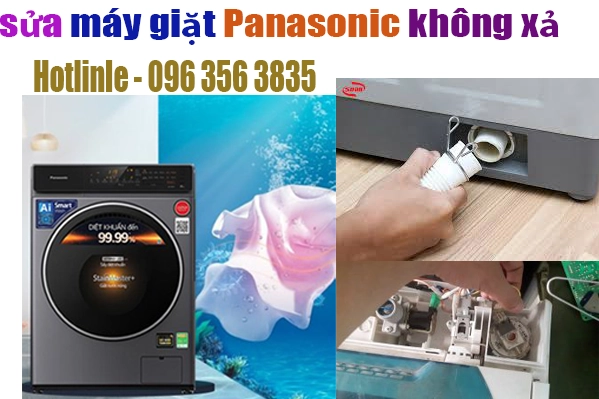 sửa máy giặt panasonic không xả nước