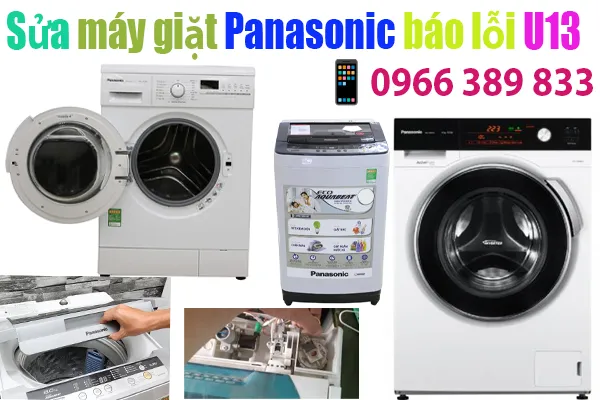 sửa máy giặt Panasonic báo lỗi U13 tại hà nội