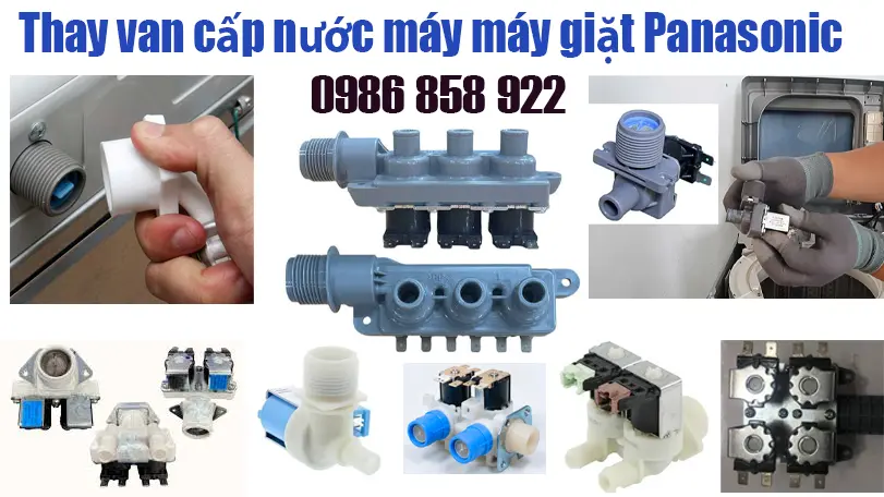 Thay van cấp nước máy giặt Panasonic tại hà nội