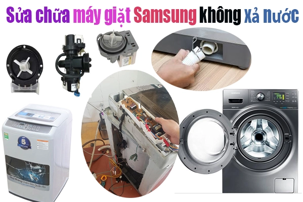 sửa máy giặt Samsung không xả nước tại hà nội