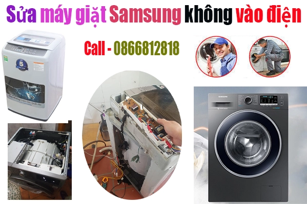 sửa máy giặt Samsung không vào điện