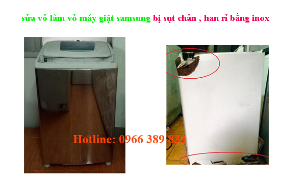làm lại vỏ máy giặt , sửa vỏ máy giặt samsung bị hỏng tại hà nội