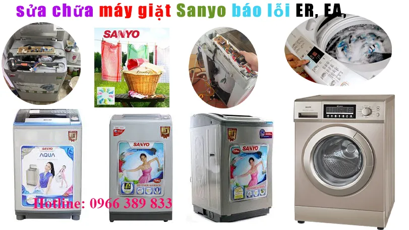 sửa máy giặt báo lỗi er, ea tại hà nội