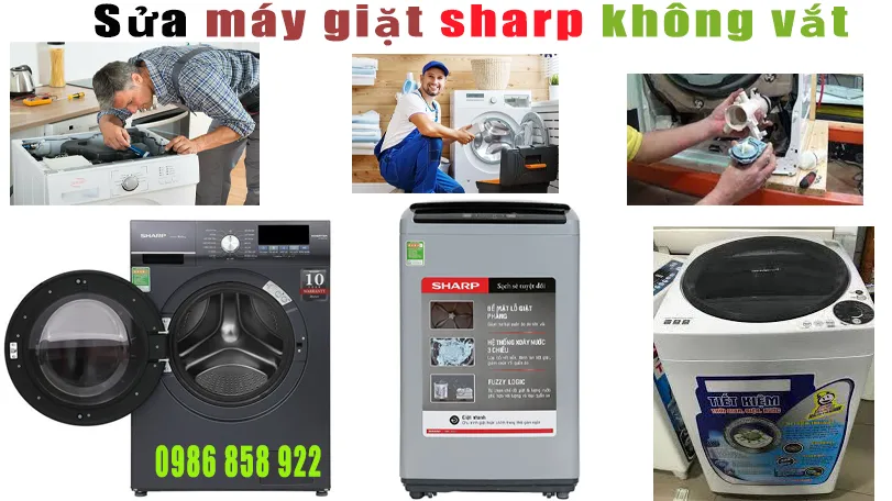 sửa máy giặt sharp không vắt tại hà nội