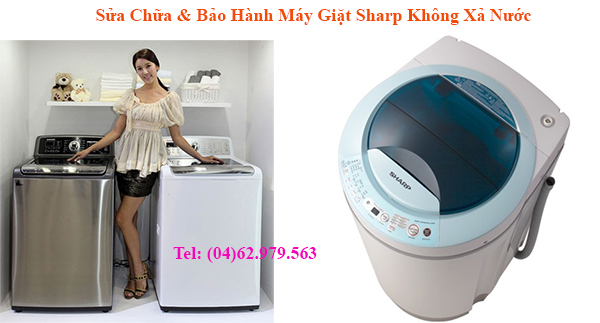 sua may giat sharp khong xa nuoc