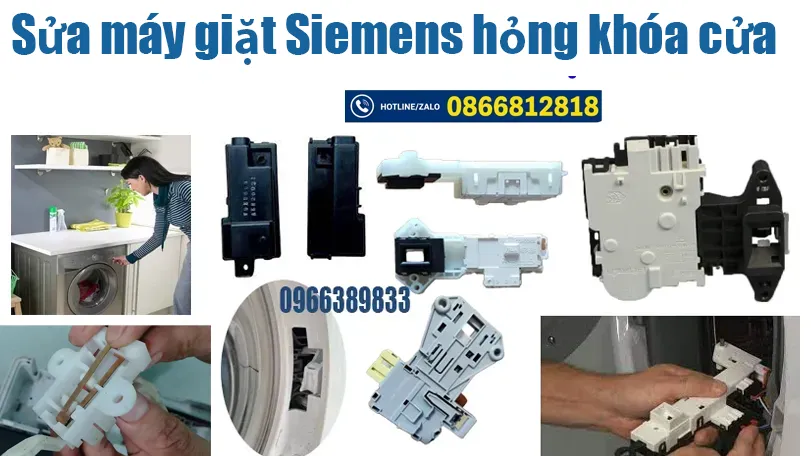 Thay khóa cửa máy giặt Siemens tại hà Nội