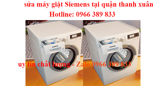 sửa máy giặt siemens tại quận thanh xuân