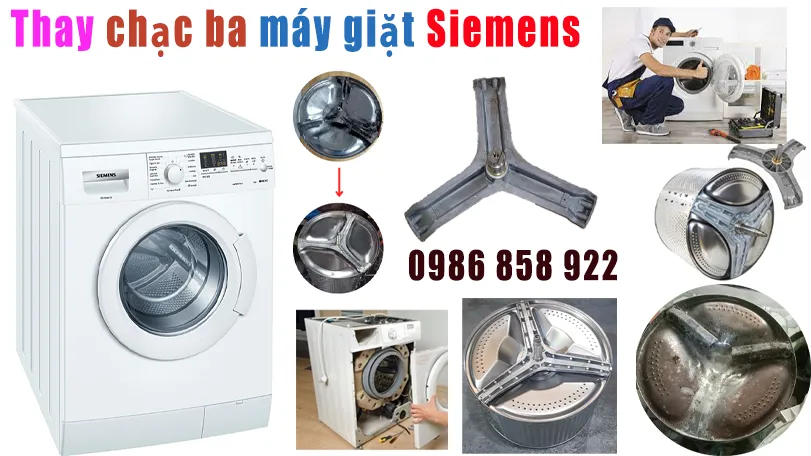 thay chạc ba trục lồng máy giặt Siemens tại hà nội