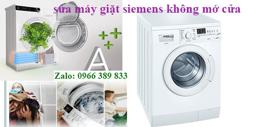 sửa máy giặt siemens không mở cửa