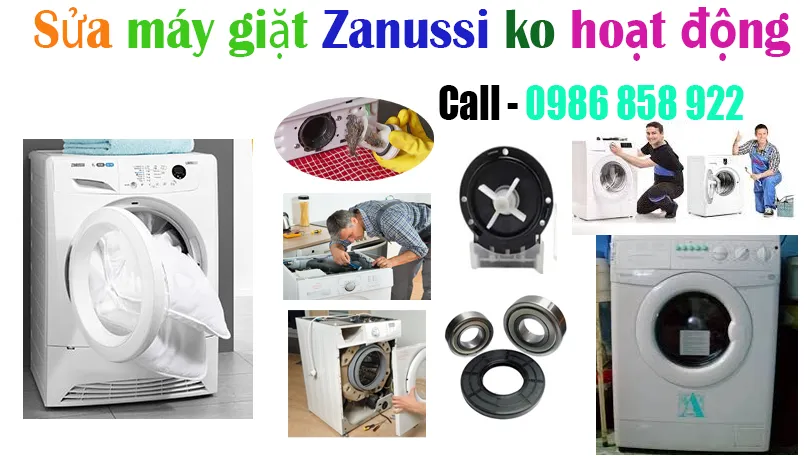 sửa máy giặt Zanussi không hoạt động tại hà nội