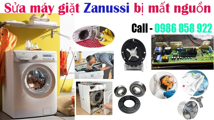 sửa máy giặt Zanussi bị mất nguồn tại hà nội