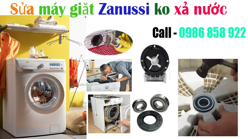 thay bi máy giặt Zanussi tại hà nội