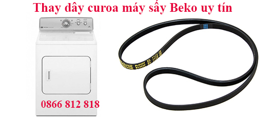 thay dây curoa máy sấy quần áo Beko