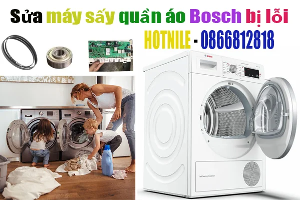 sửa máy sấy quần áo Bosch bị lỗi tại hà nội