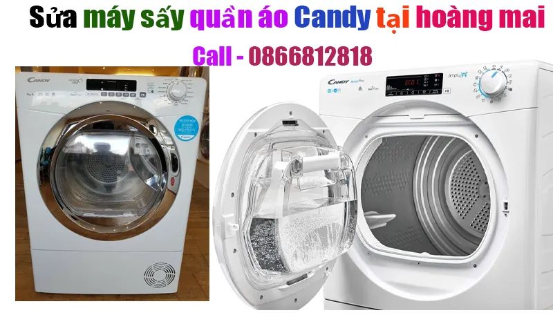 sửa máy sấy quần áo Candy tại hoàng mai
