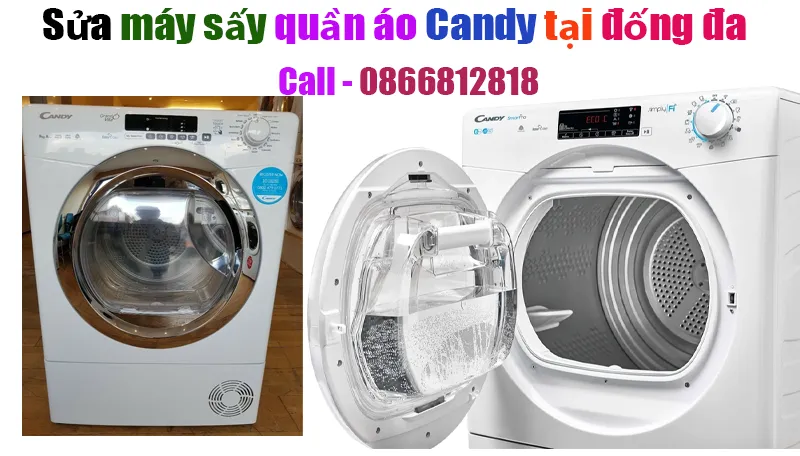 sửa máy sấy quần áo Candy tại đống đa