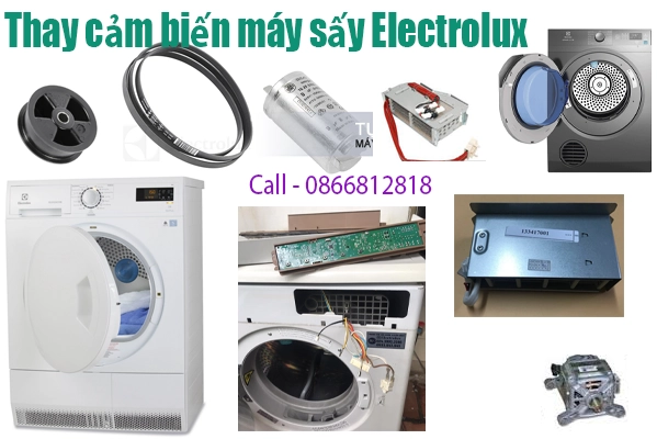 thay cảm biến máy sấy quần áo Electrolux tại Hà Nội