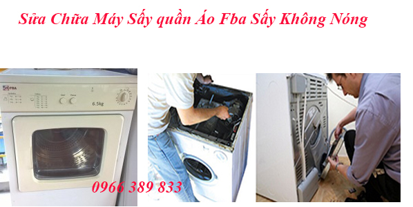 sửa máy sấy quần áo Fba sấy không nóng
