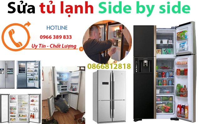 sua tu lanh side by side inveter tai ha noi