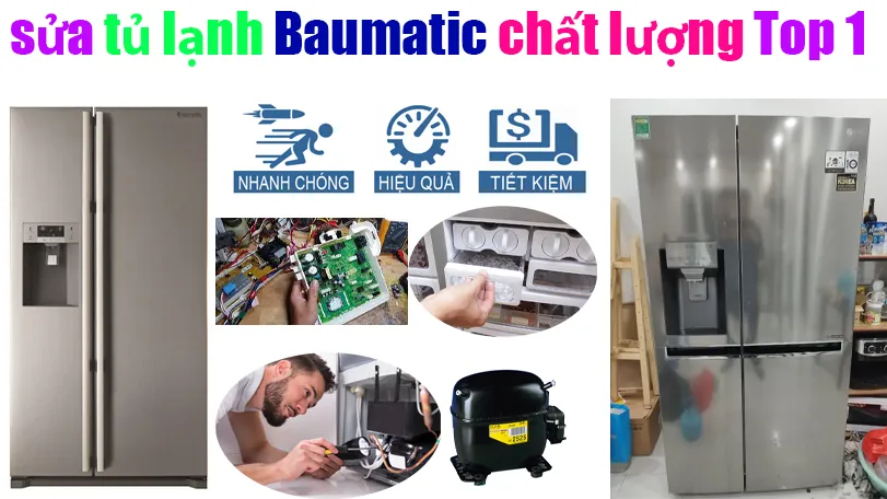 sửa tủ lạnh Baumatic inveter tại hà nội