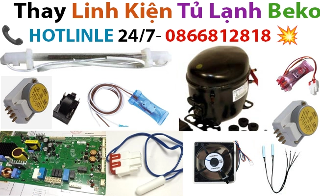 sửa chữa thay linh kiện cho tủ lạnh beko chính hãng