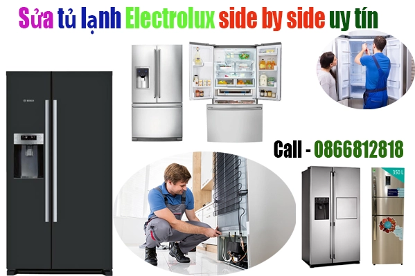 sửa tủ lạnh Electrolux side by side tại hà nội