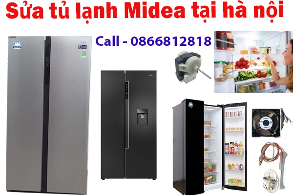 sửa tủ lạnh Midea không mát tại hà nội