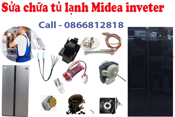 sửa tủ lạnh Midea inveter tại hà nội