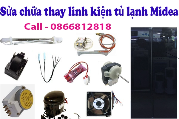 bao rhanhf tủ lạnh Midea tại hà nội