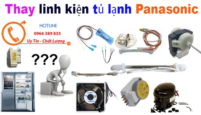 thay linh kiện tủ lạnh Panasonic chính hãng