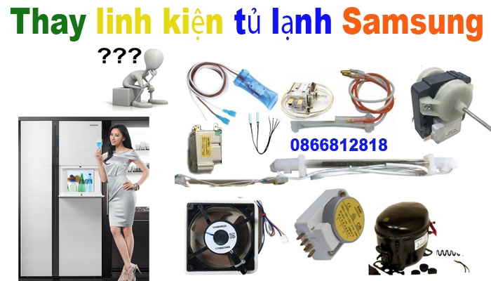 sua thay linh kien tu lanh samsung