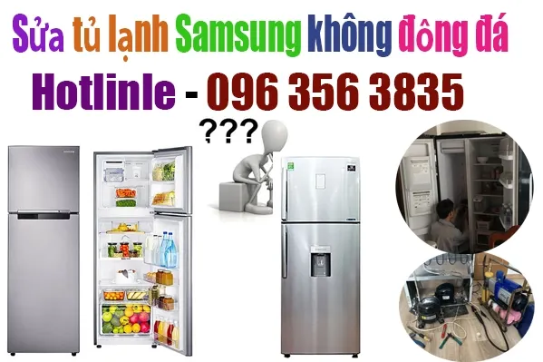 sửa tủ lạnh Samsung không đông đá tại hà nội