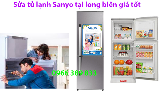 sửa tủ lạnh sanyo tại quận long biên